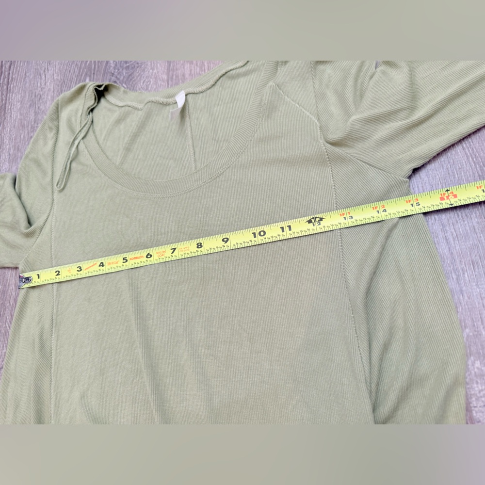 Free People January Ribbed Long Sleeve Top - Picture 5 of 8